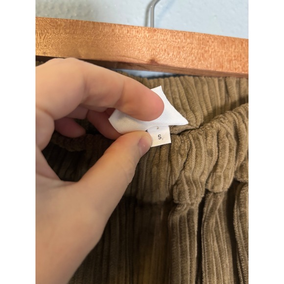 Rita Row Belle Corduroy Pants Khaki Brown Striaght Leg Size Small - Picture 6 of 12